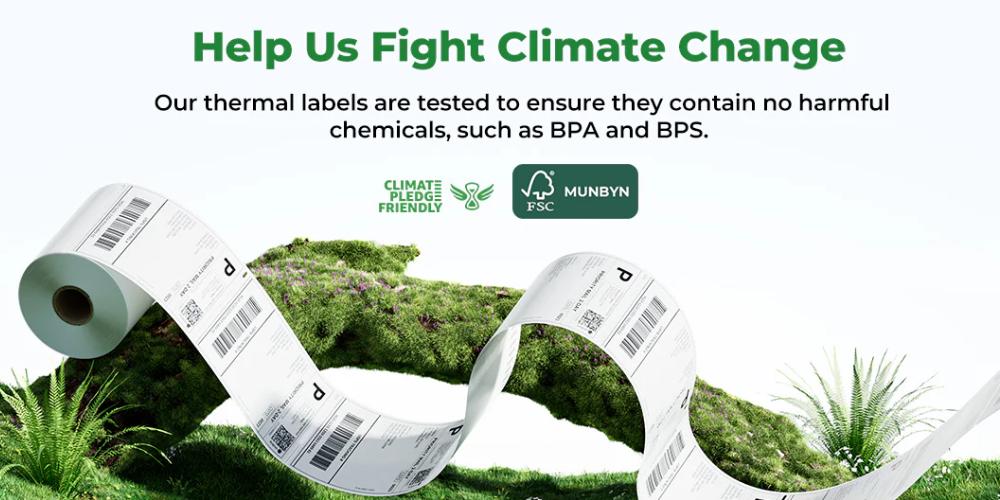 MUNBYN eco-friendly thermal labels