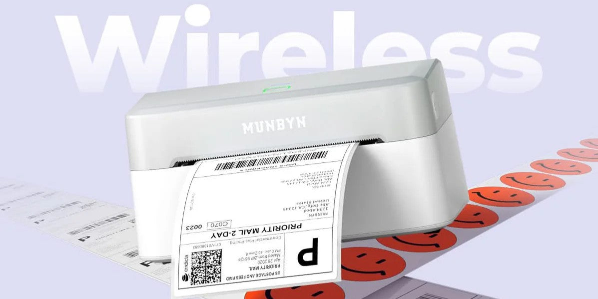 MUNBYN shipping label printers for startups