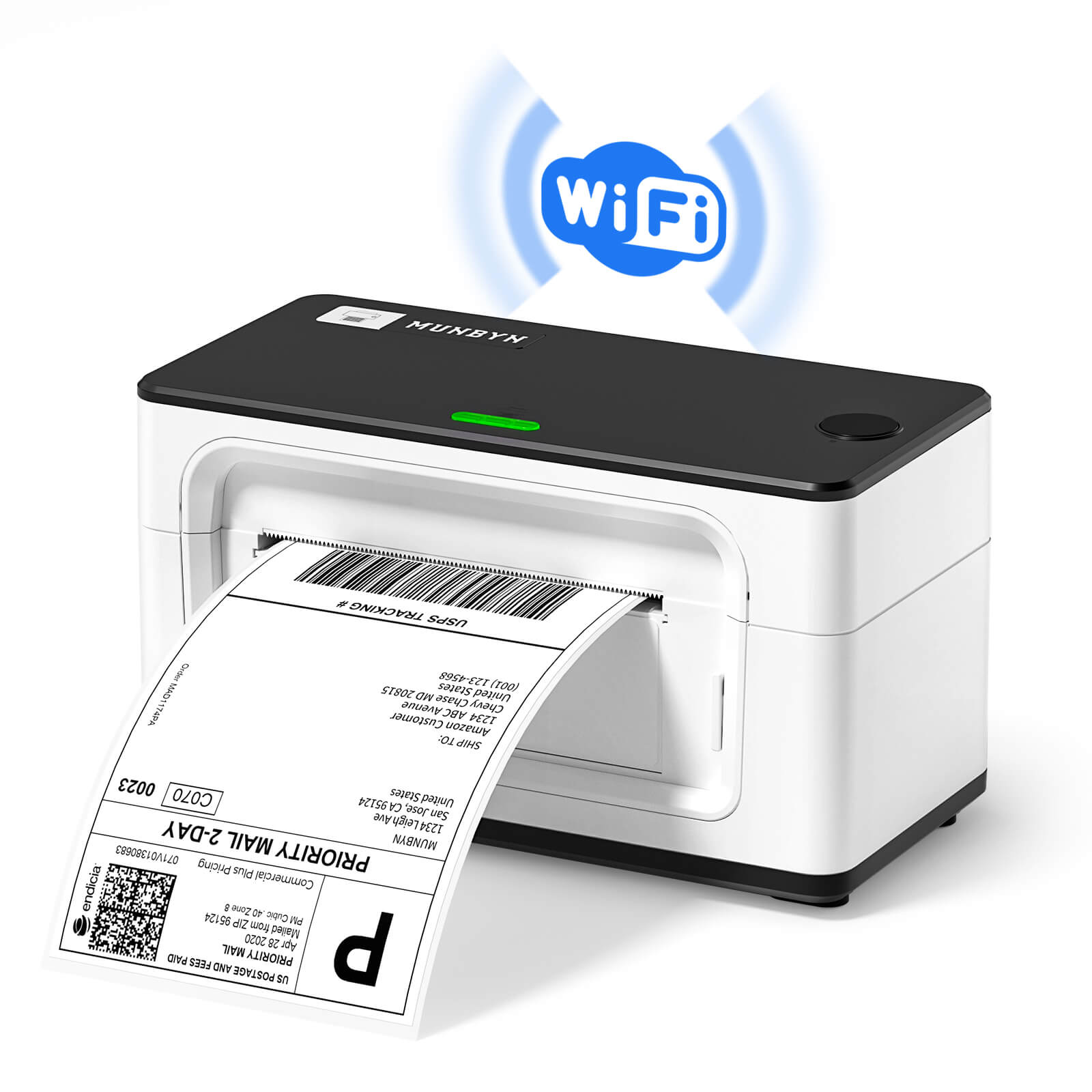 MUNBYN offers the 941AP AirPrint Thermal Label Printer, designed for small businesses, enabling seamless printing