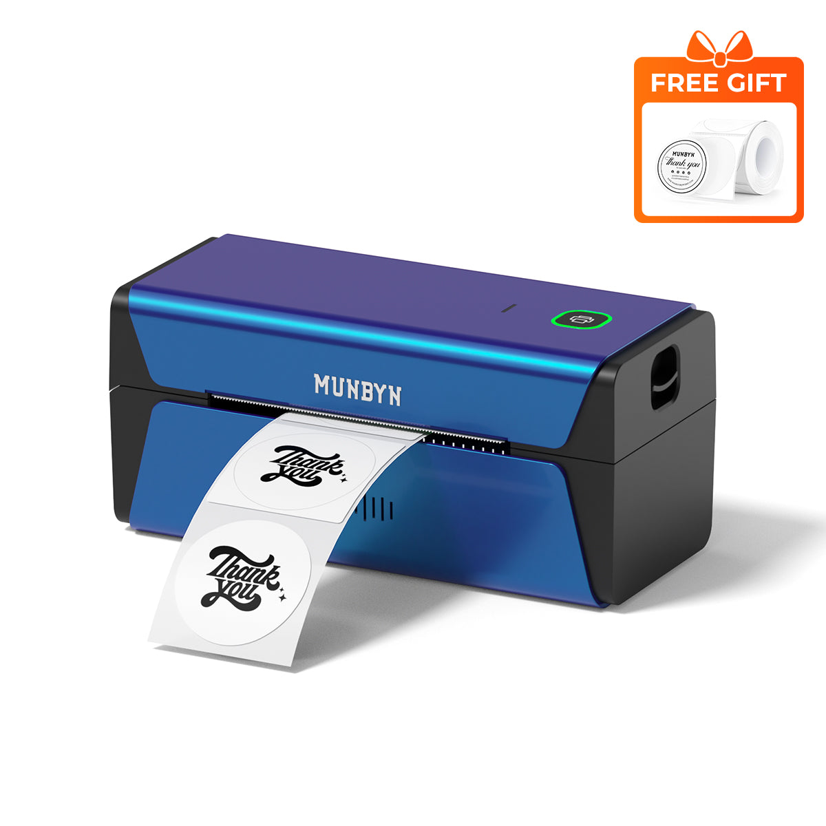 Imprimante d'étiquettes thermique MUNBYN RW401AP 300 DPI AirPrint pour étiquettes de produits haut de gamme