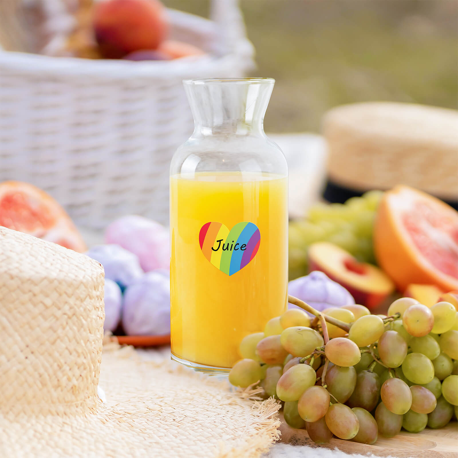 At a practical 1.9"x1.7", MUNBYN heart-shaped labels fit a variety of products without overwhelming them.