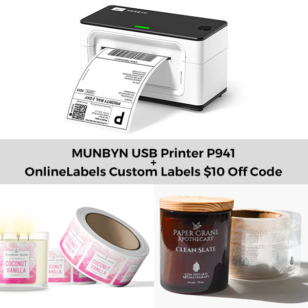 MUNBYN® Thermal Shipping Label Printer MUNBYN CA