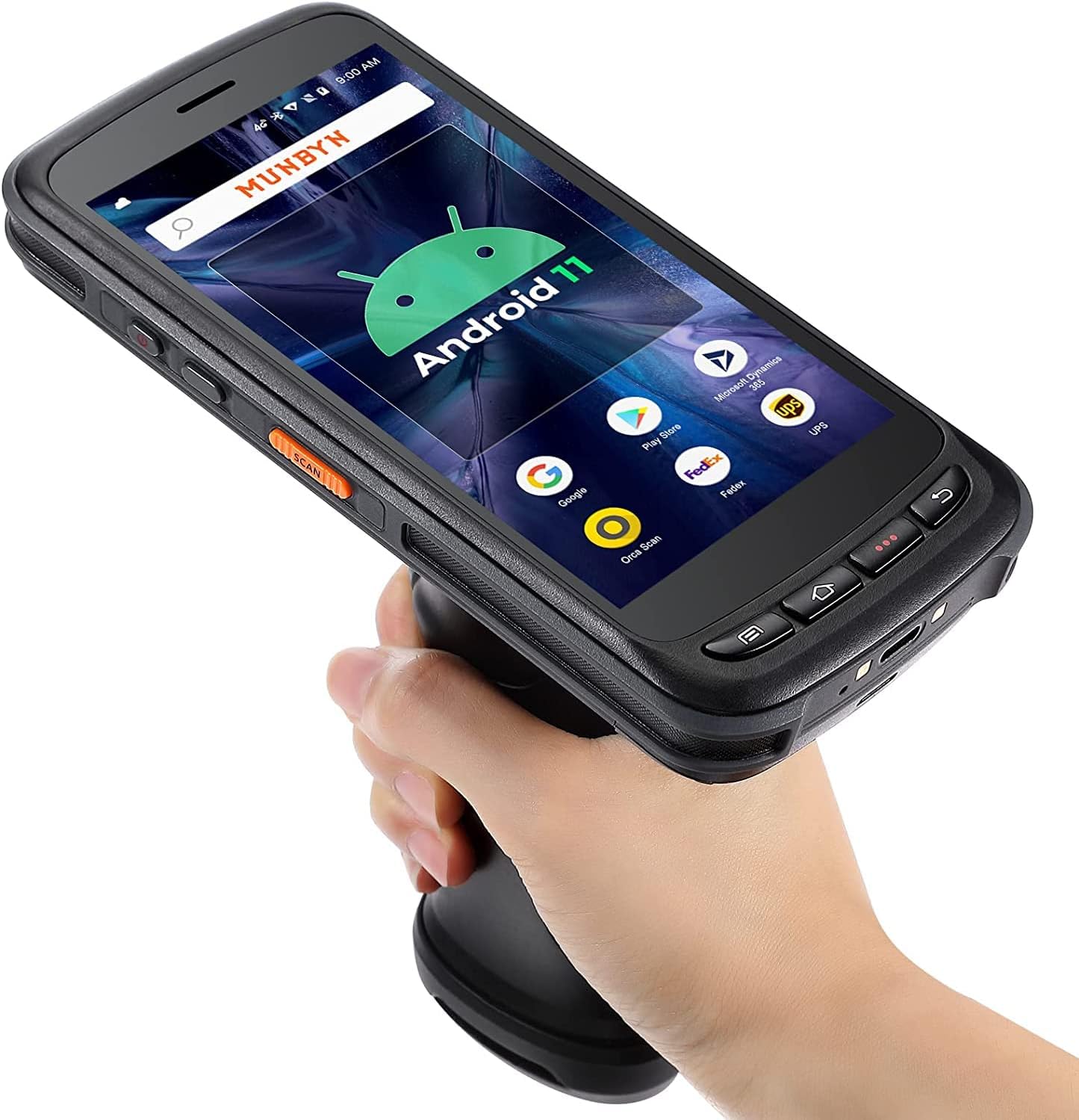 MUNBYN IPDA087P Barcode Scanner Android 11 Pistol Grip Scanner