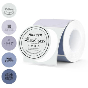 MUNBYN Morandi Series 1.96"x1.96" 150 Labels/roll