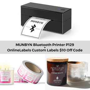 【Munbyn Day Exclusive】MUNBYN 4" x 6" Bluetooth Thermal Label Printer P129