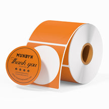 MUNBYN 2" Circle Thermal Stickers Labels
