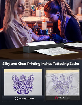 Tattoo Stencil Printer with 20 Transfer Papers ITP06 300DPI