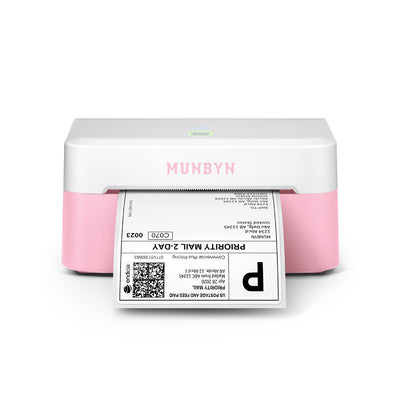 MUNBYN RW403B Bluetooth Thermal Label Printer for Shipping and Product Labeling