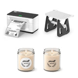 MUNBYN RW941BP 300DPI Bluetooth Thermal Label Printer Kit for Premium Candle Product Labeling