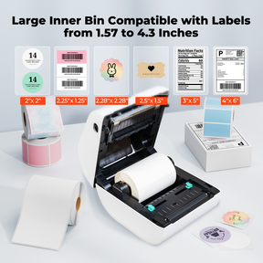 MUNBYN RW411B Bluetooth Thermal Label Printer