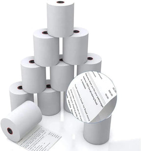 MUNBYN 3 1/8" x 2" Thermal Receipt Paper Rolls, 80mm POS Receipt Paper Cash Register Roll, 10 Rolls Sealed Pack