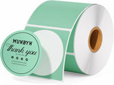 MUNBYN 2" Circle Thermal Stickers Labels