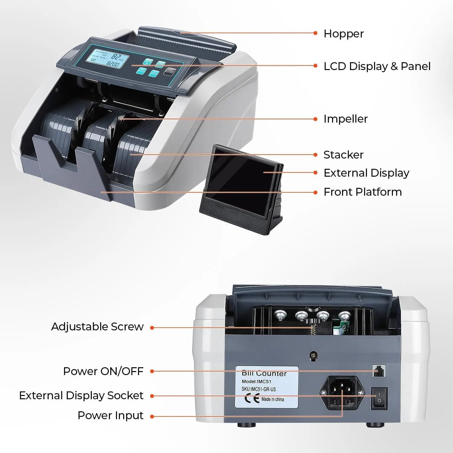 MUNBYN IMC51 Money Counter Machine