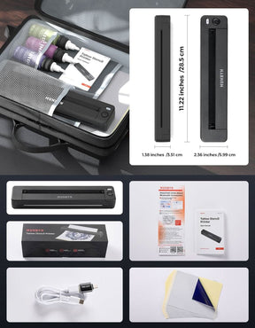 Tattoo Stencil Printer with 20 Transfer Papers ITP06 300DPI