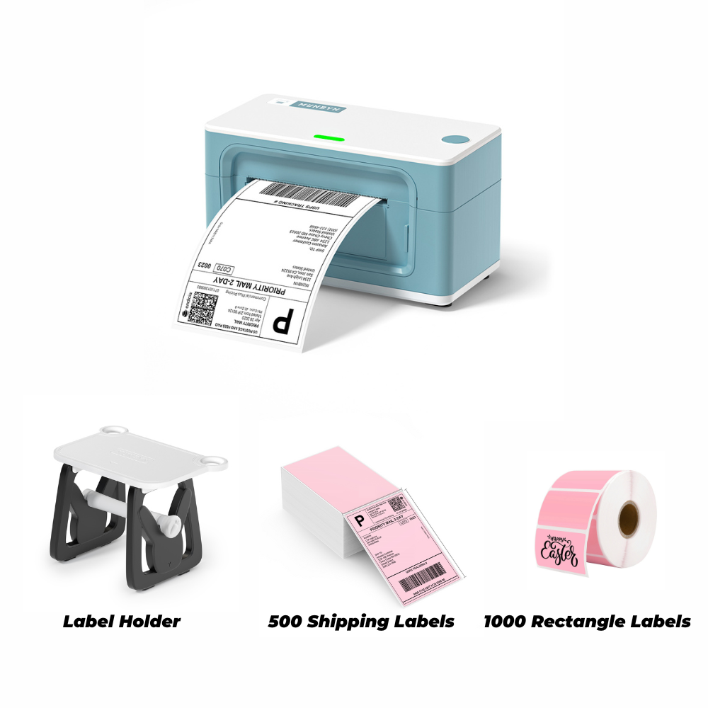 MUNBYN RealWriter 941 Bluetooth 300DPI Thermal Label Printer