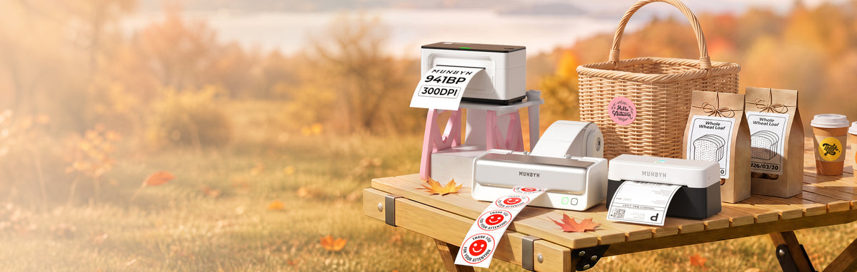 MUNBYN Back to School Sale label printers, kits and business supplies