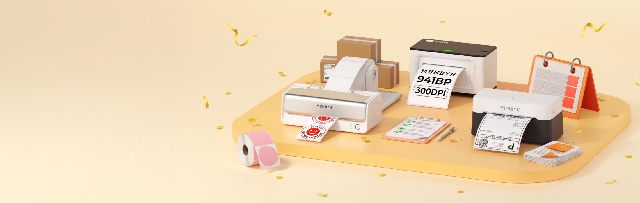 MUNBYN Back to School Sale label printers, kits and business supplies