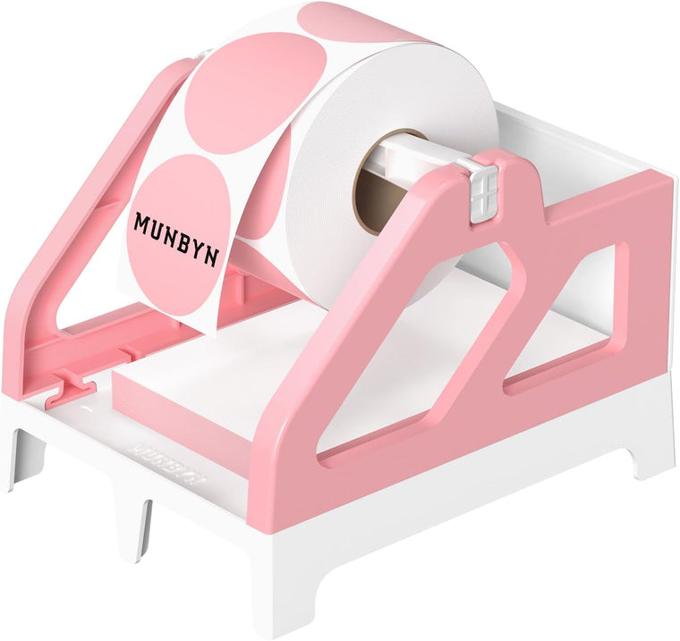 MUNBYN ILH01 Roll and Fan-Fold Label Holder for Shipping Labels