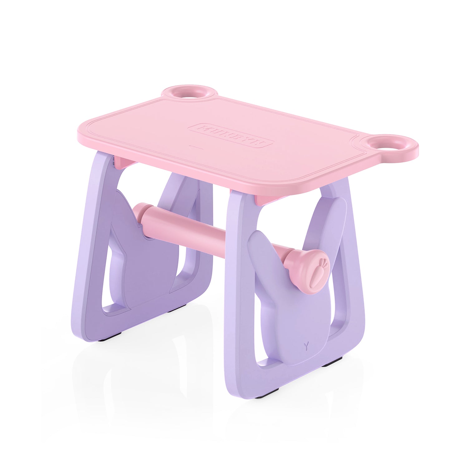 MUNBYN CA ILH02 label holder for label printer accessories, shown in pink with clear design for organizing labels.