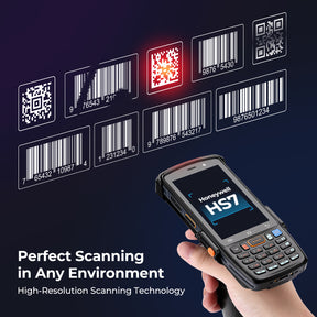 MUNBYN IPDA082Pro Android 12 with Honeywell HS7 Barcode Scanner