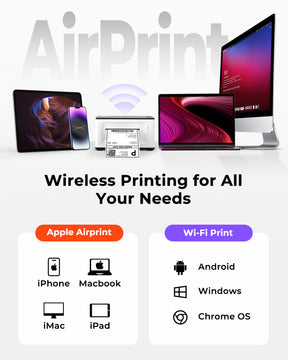 MUNBYN RealWriter 941AP AirPrint Thermal Label Printer Kit