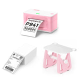MUNBYN CA RealWriter 941BP thermal label printer kit with printer, labels, and accessories for efficient shipping labels.