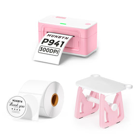 MUNBYN RealWriter 941BP Bluetooth Thermal Label Printer 300DPI Kit
