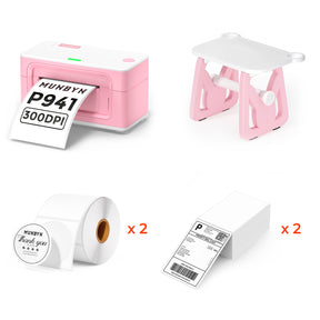 MUNBYN RealWriter 941BP Bluetooth Thermal Label Printer 300DPI Kit