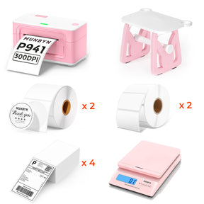 MUNBYN RealWriter 941BP Bluetooth Thermal Label Printer 300DPI Kit