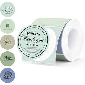 MUNBYN Morandi Series 1.96"x1.96" 150 Labels/roll