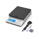MUNBYN CA IPS01 postal scale used as label printer accessory with digital display and compact design.
