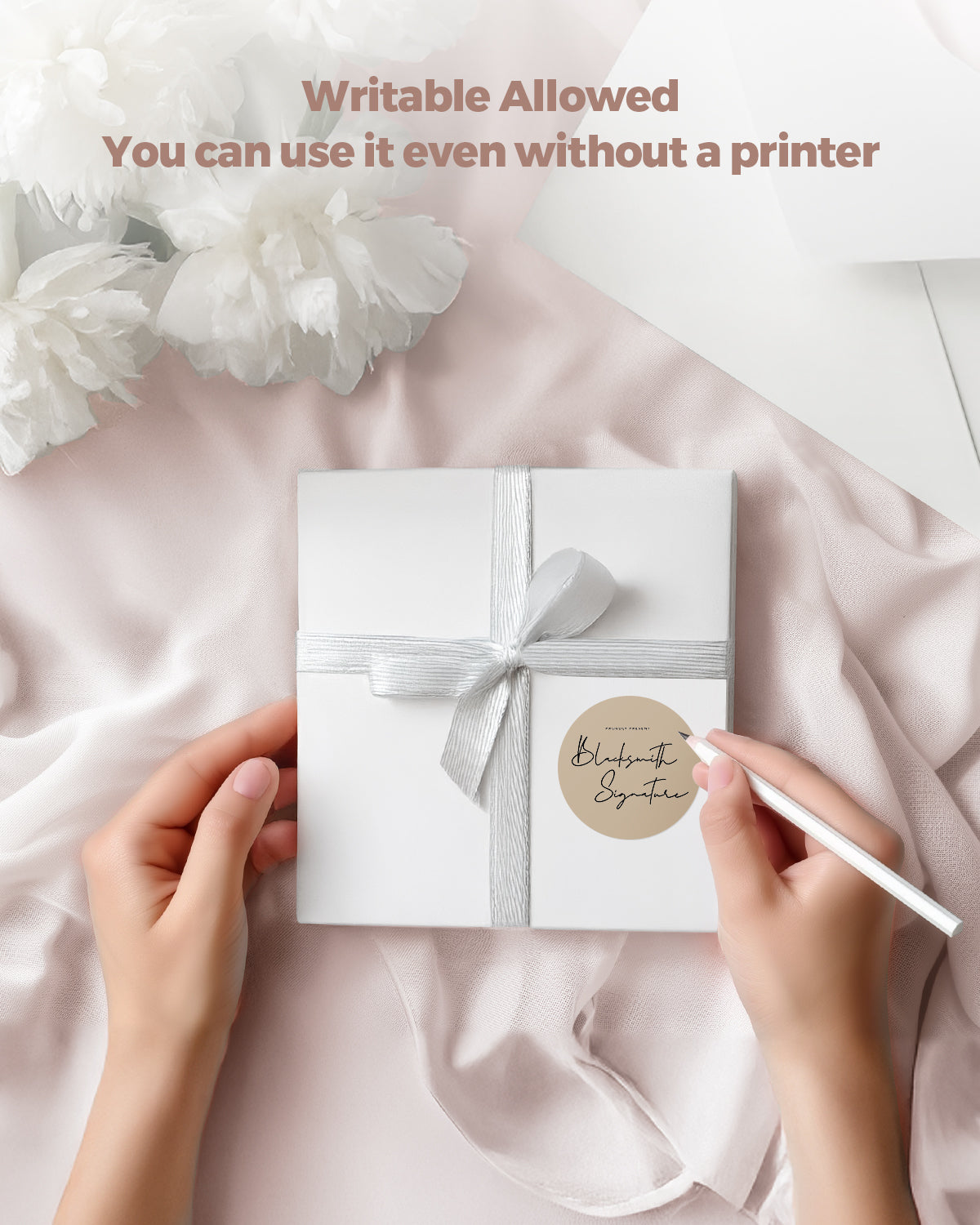 Two Morandi-colored label sheets for MUNBYN label printer, showcasing pastel design on adhesive paper for organizing.