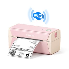 MUNBYN offers the RealWriter 401 AirPrint printer in two colors, supporting both WiFi and USB-connected devices. 