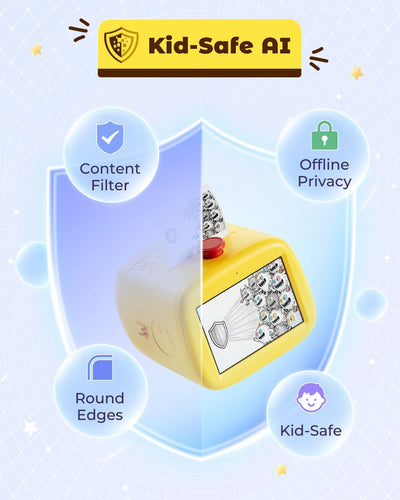Kid-safe AI printer