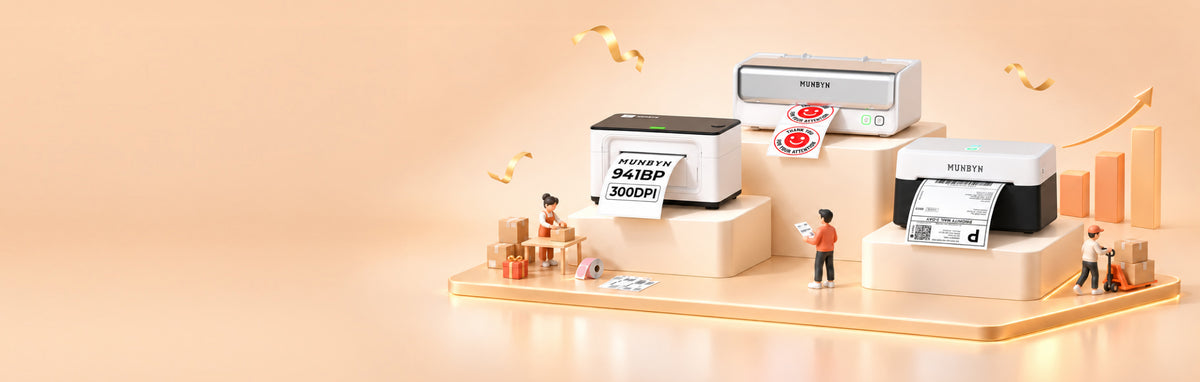 MUNBYN Back to School Sale label printers, kits and business supplies