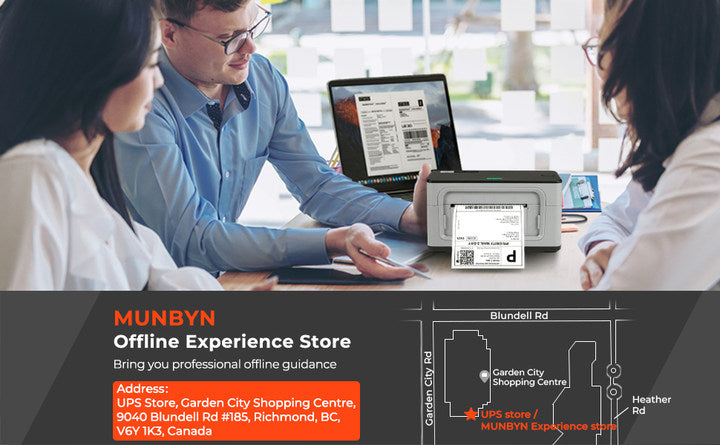 Munbyn's offline stores in Canada can give professional guidance to users.