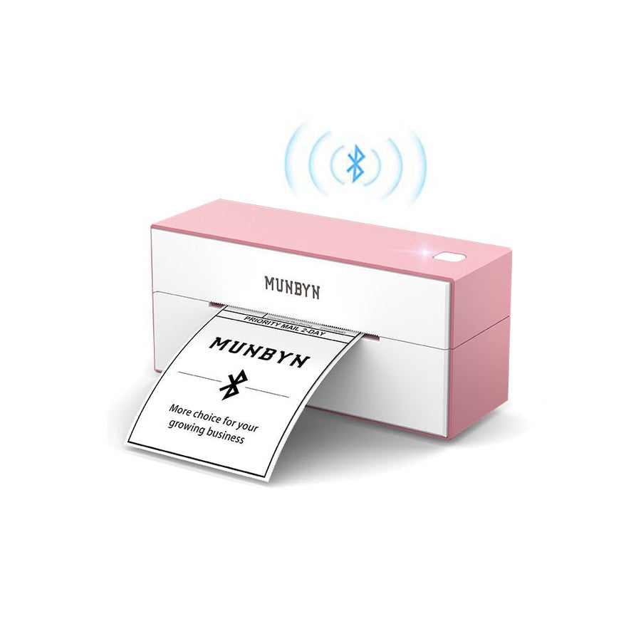 Munbyn Pink Bluetooth Label Printer Itpp129 Kit Munbyn® Ca