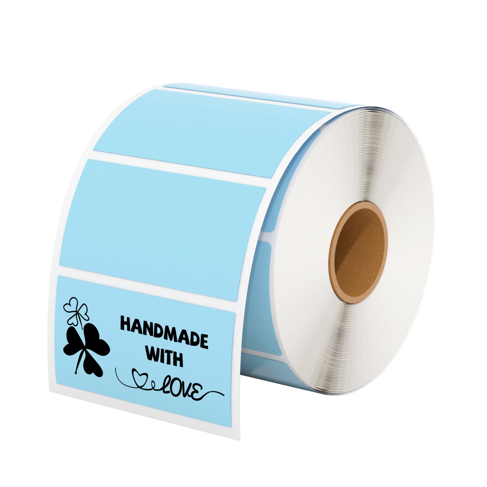 MUNBYN blue rectangle thermal labels for business are perfect for product labelling, shipping, packaging, and organising items.